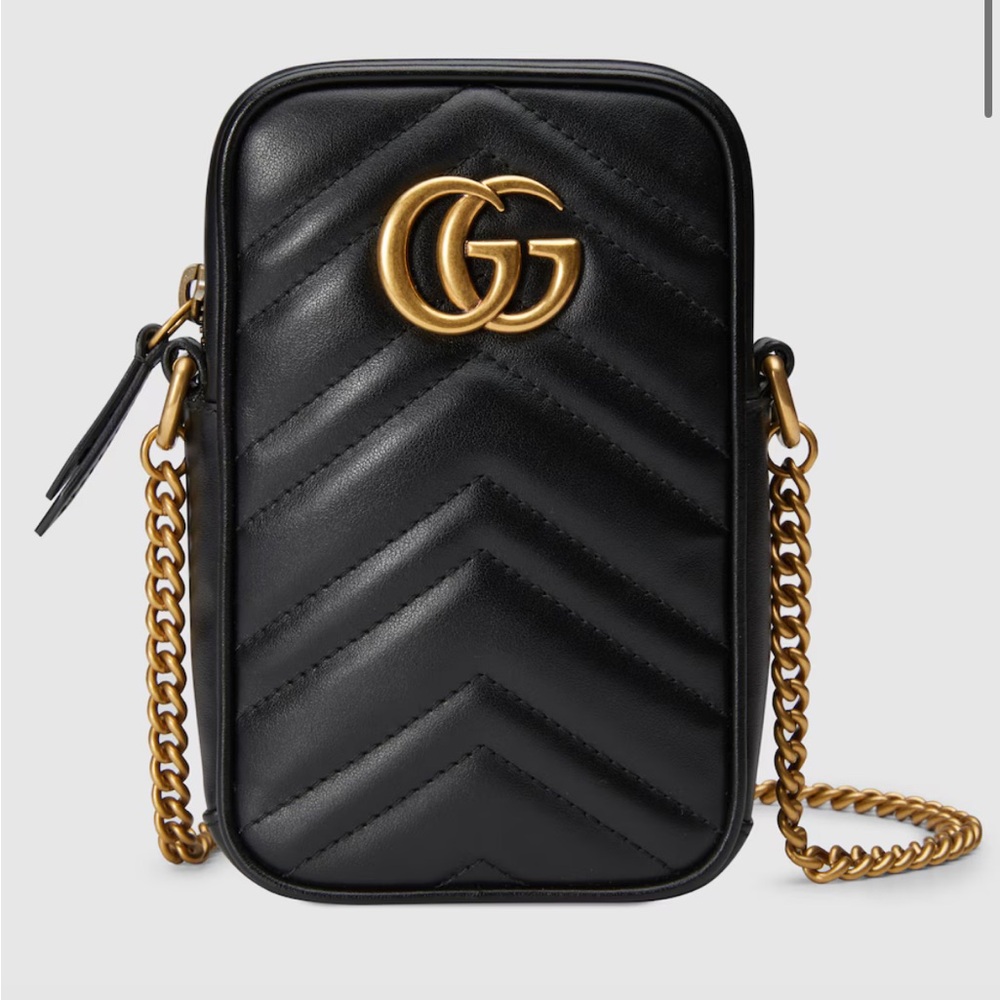 Gucci GG MARMONT MINI BAG (Authentic) Worn once